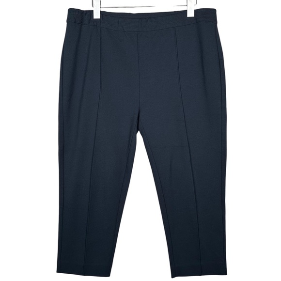 SOFT SURROUNDINGS Ponte Straight Cropped Pull-On Pants - Picture 3 of 10